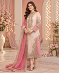 ZUNVEX Premium Organza Handwork Embroidered 3PC Suit