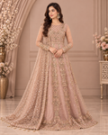 ALIZEH Luxury Heavy Embroidered Net & Silk Formal Dress