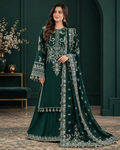 Luxury Heavy Embroidered Dhanak 3 Piece Suit