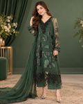 ZUNVEX Luxury Velvet Chiffon 3PC – Sequin Embroidered Suit
